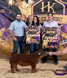 Champion Duroc & Fourth Overall Market Hog
2025 HK Classic, FL